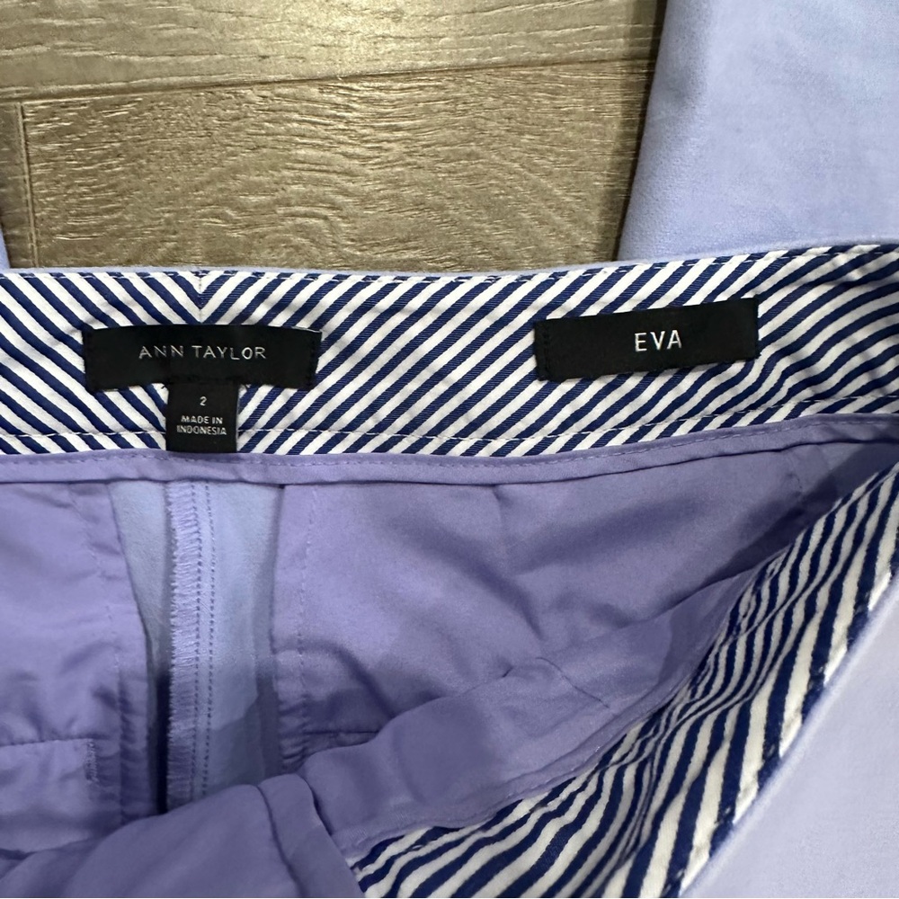 Ann Taylor Eva Ankle Pant in Lavender sz 2 - Picture 6 of 6